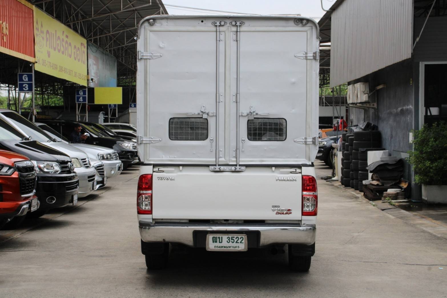 ออกรถ0บาท ตอนเดียวโฉมแชมป์พร้อมตู้ทึบ 1.80่เมตร 2012 Toyota Hilux Vigo CHAMP 2.5 J MT สีขาว กะบะตอนเดียวพร้อมทำกิน (รูปที่ 6)