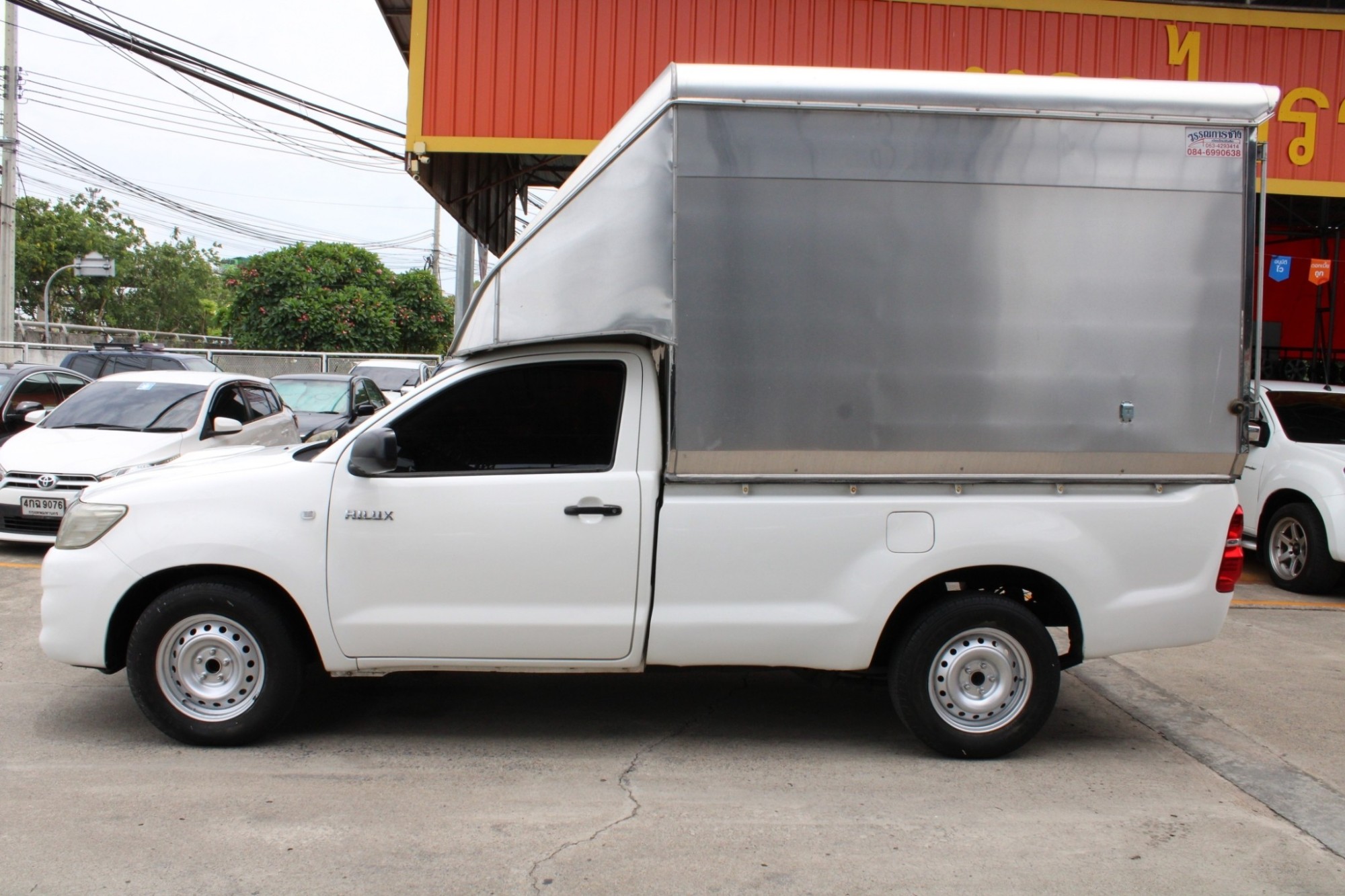 จัดได้320000 Toyota Hilux Vigo CHAMP 2.5 J SINGLE 2014 MT สีขาว พร้อมหลังคาตู้ทึบของใหม่ ขนาด 2.10เมตร (รูปที่ 6)