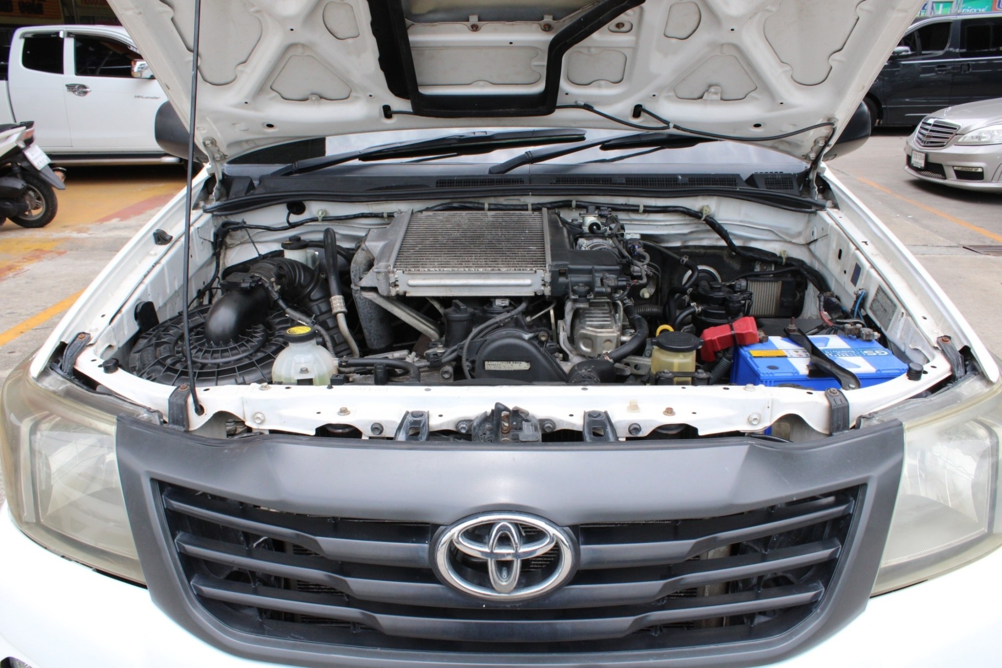 จัดได้320000 Toyota Hilux Vigo CHAMP 2.5 J SINGLE 2014 MT สีขาว พร้อมหลังคาตู้ทึบของใหม่ ขนาด 2.10เมตร (รูปที่ 8)