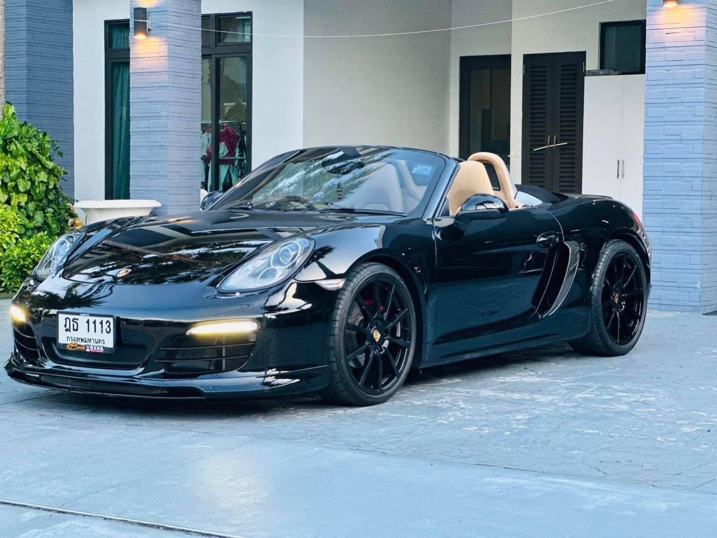 2013 Porsche 718 Boxster (Cayman) 718 Boxster สีดำ (รูปที่ 2)