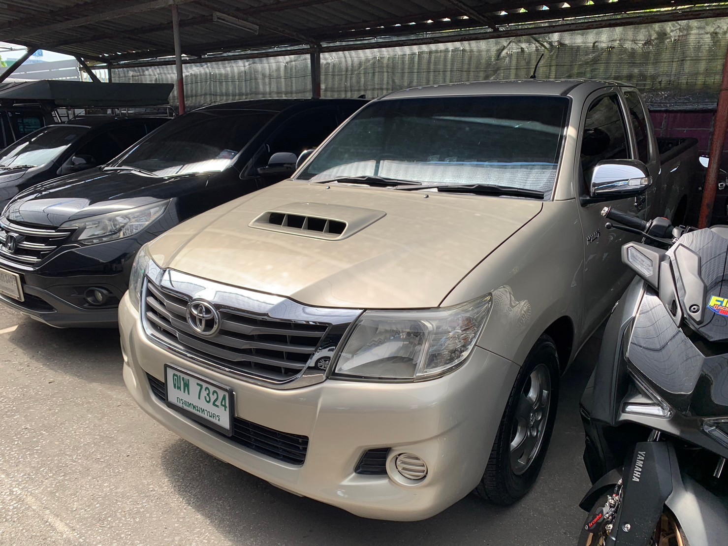 2012 Toyota Hilux Vigo Extra cab สีทอง (รูปที่ 7)