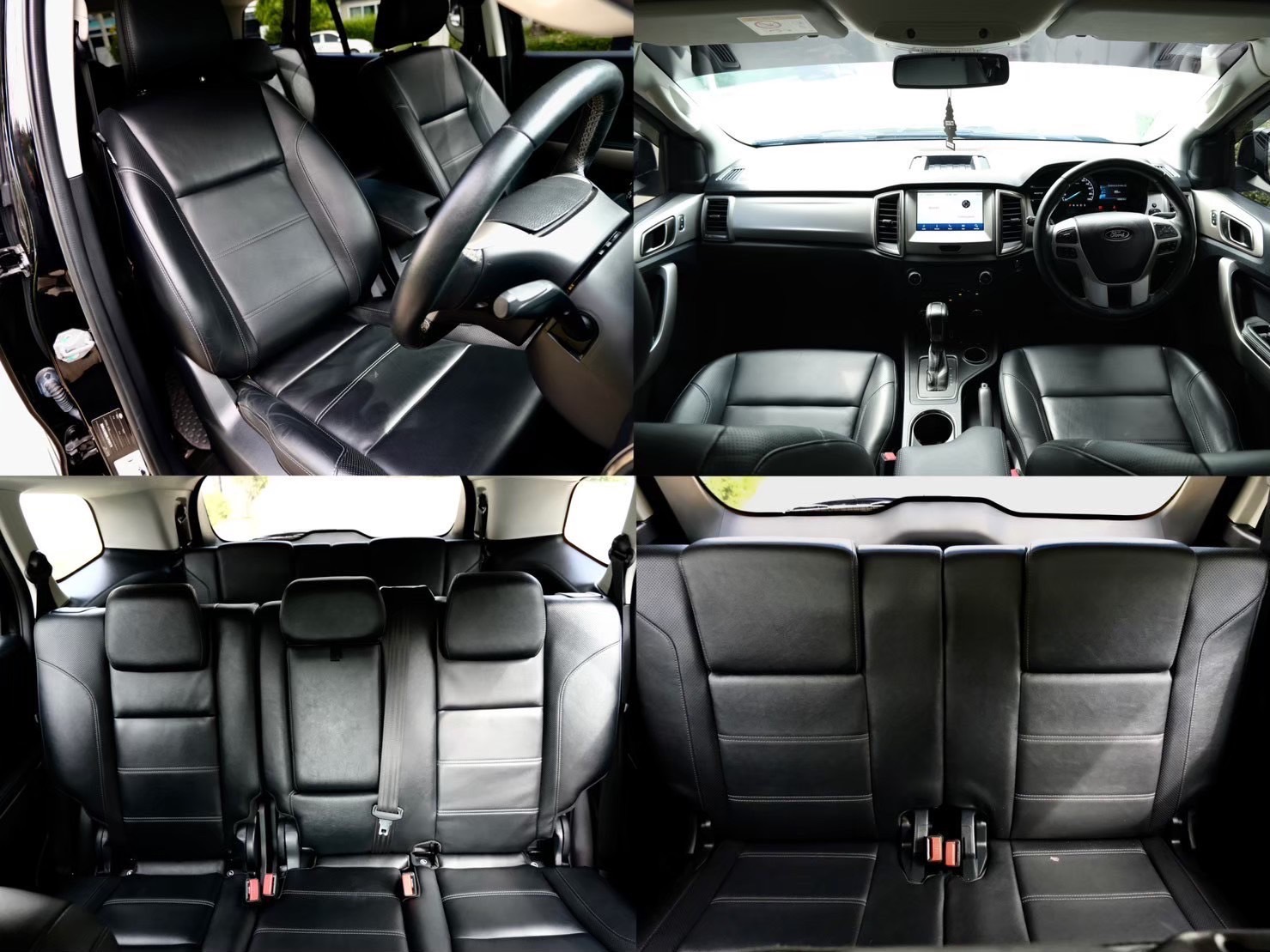 Ford everest Titanium 2.0 Turbo 2WD ปี 2018 ออโต้ ดีเ สีดำ ฟรีดาวน์ (รูปที่ 9)