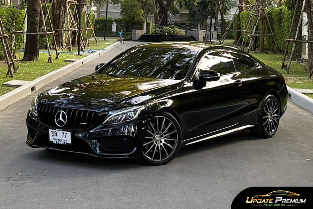Mercedes Benz C 250 Coupe’ AMG Dynamic มือเดียวป้ายแดง 5หมื่นโล 2016Y.