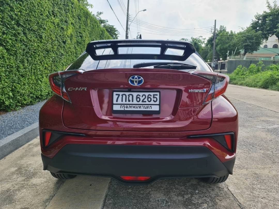 TOYOTA #CHR HYBRID MID สีแดง-ดำ สวยเนี๊ยบทุกจุด (รูปที่ 4)