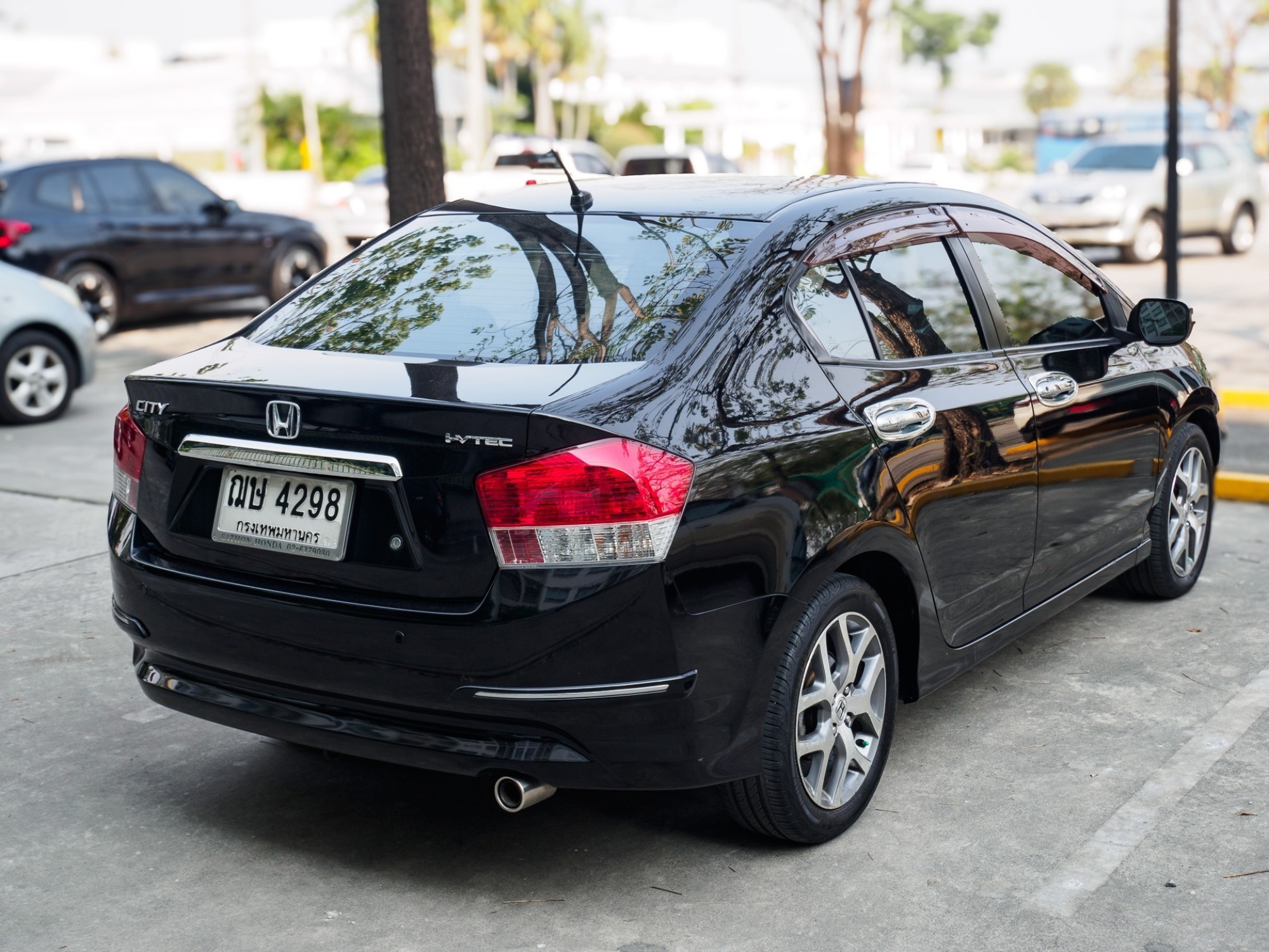 2009 Honda City สีดำ (รูปที่ 4)