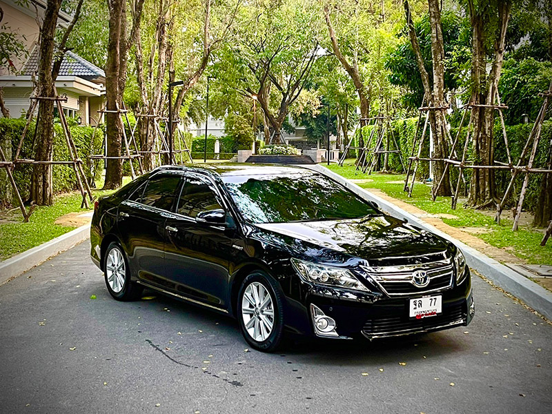 Toyota Camry 2.5 HV Premium Navi TOP ไมล์น้อยสุดในตลาด สวยสุดแน่นอนคะ (รูปที่ 2)