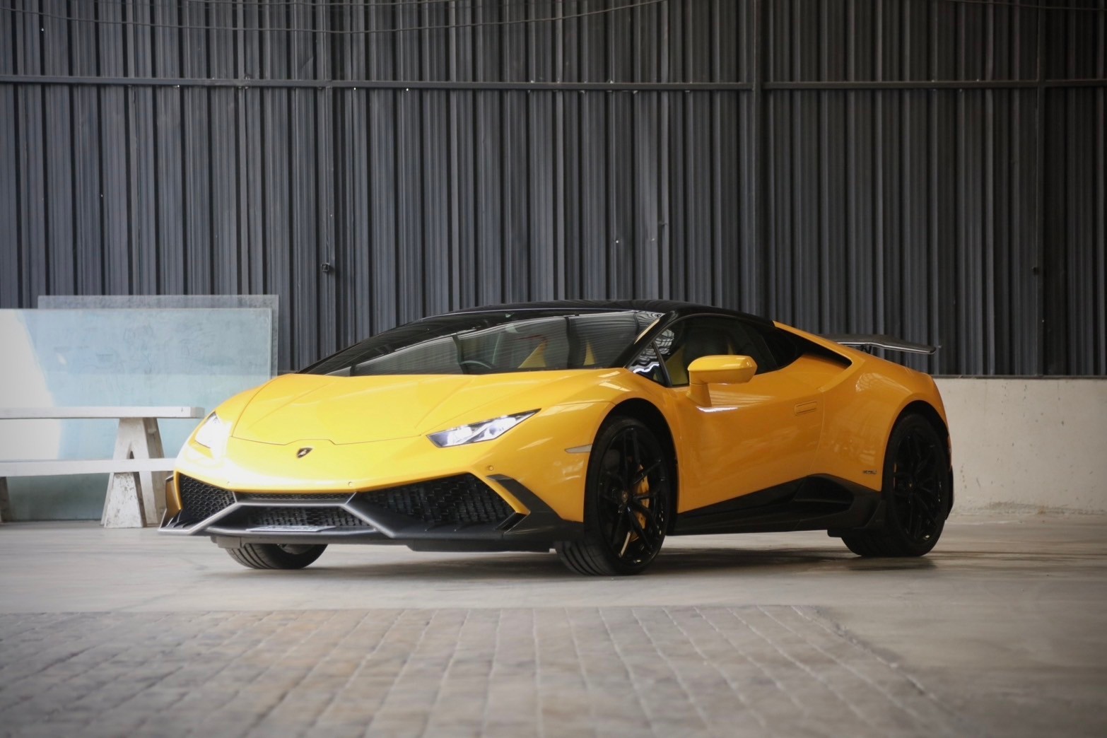 2015 Lamborghini Huracan EVO สีเหลือง