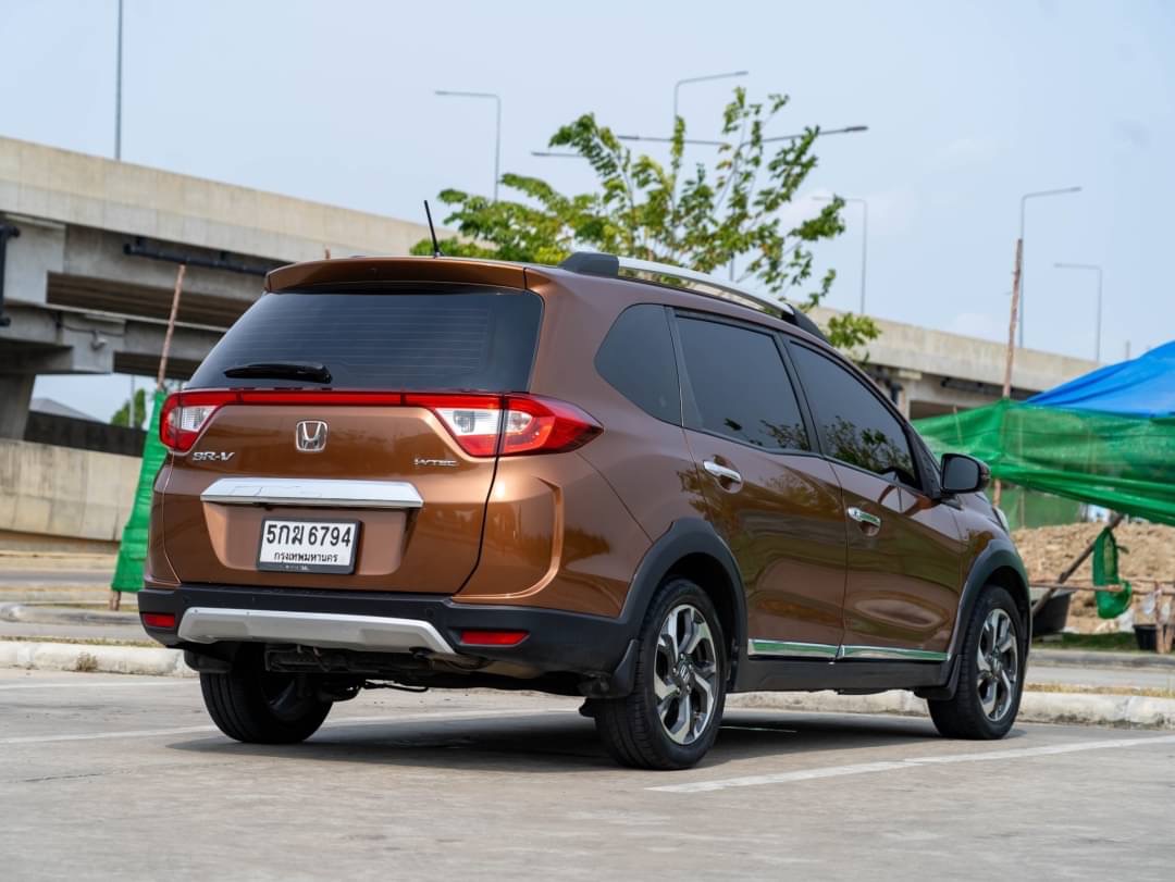 2016 Honda BR-V สีส้ม (รูปที่ 4)