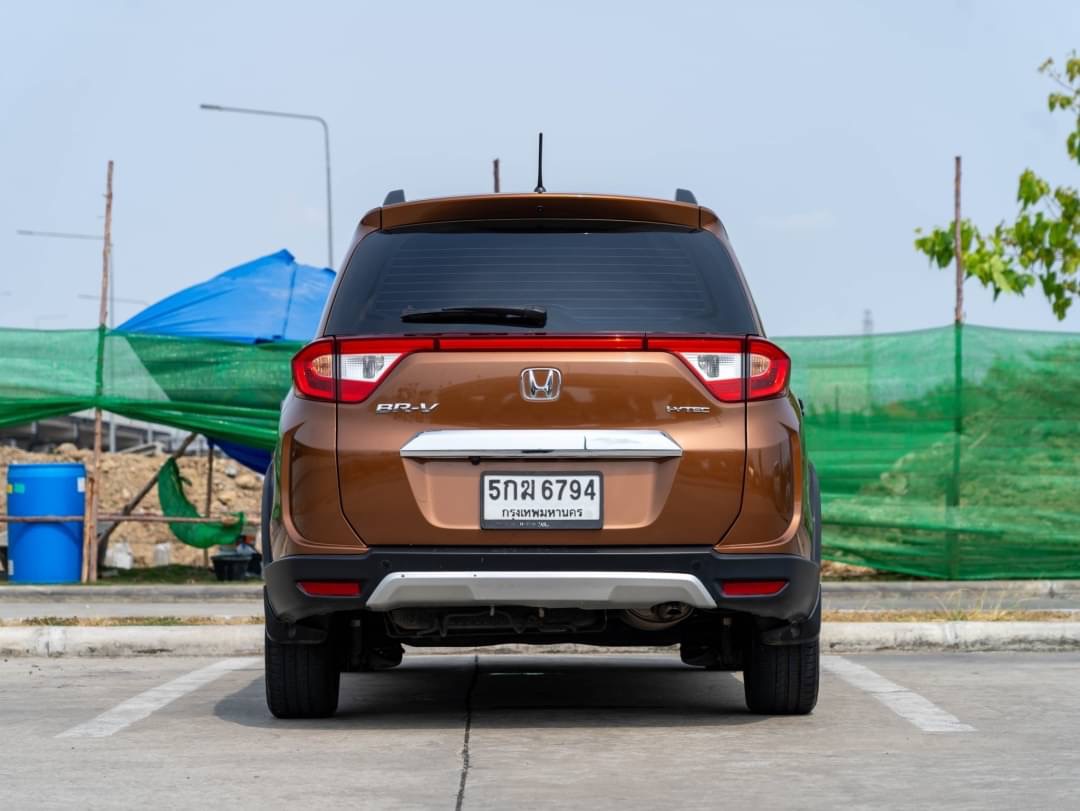 2016 Honda BR-V สีส้ม (รูปที่ 6)