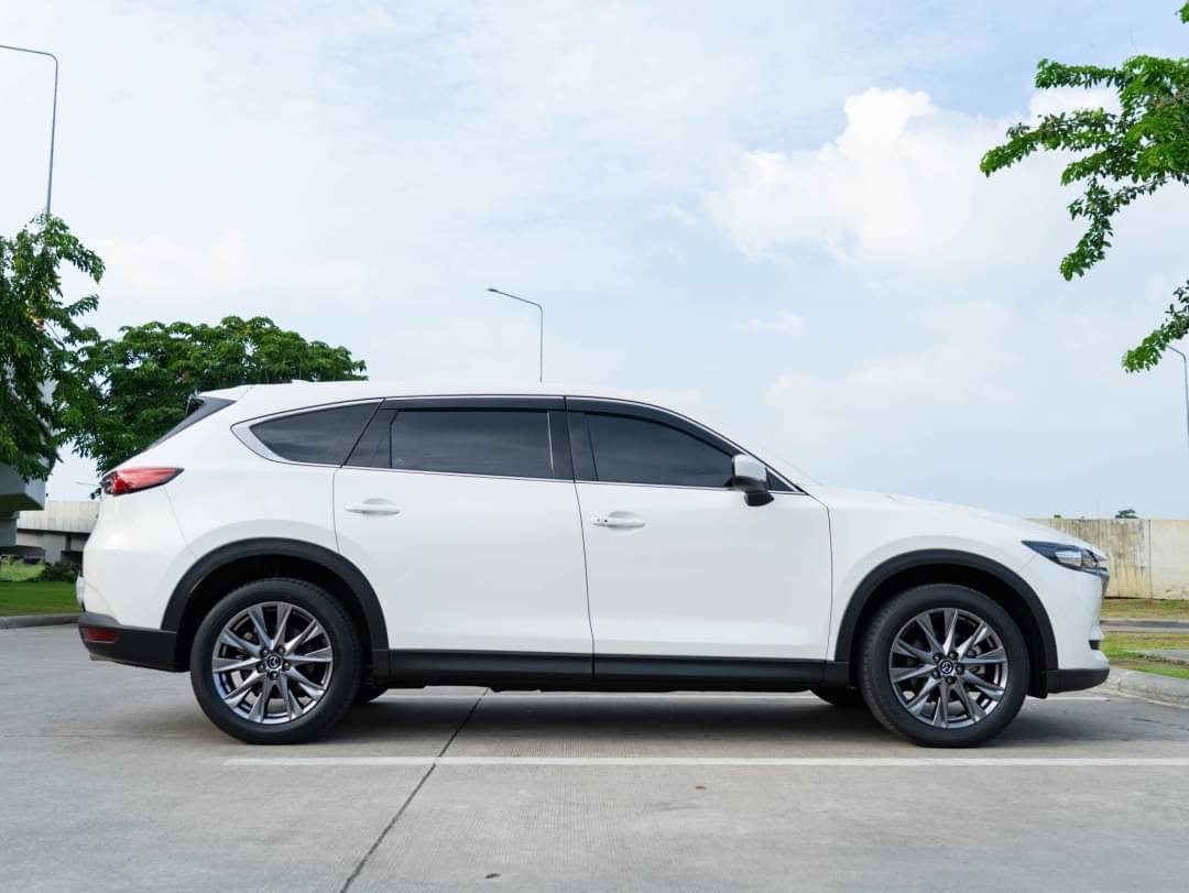 2019 Mazda CX-8 สีขาว