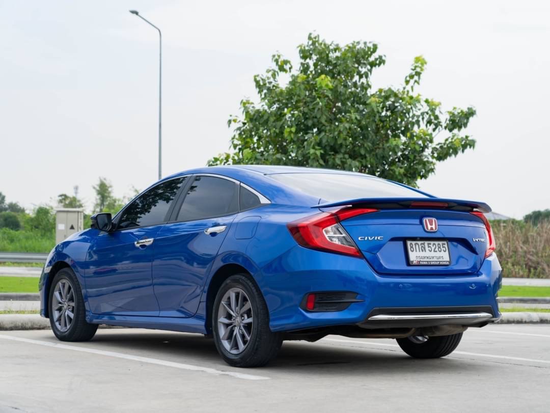 2019 Honda Civic Sedan สีน้ำเงิน (รูปที่ 3)