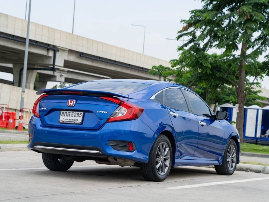2019 Honda Civic Sedan สีน้ำเงิน (รูปที่ 2)