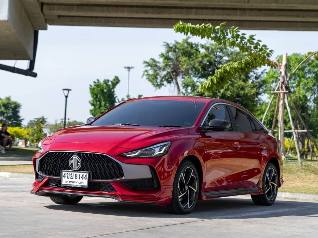 2023 MG MG5 สีแดง (รูปที่ 3)