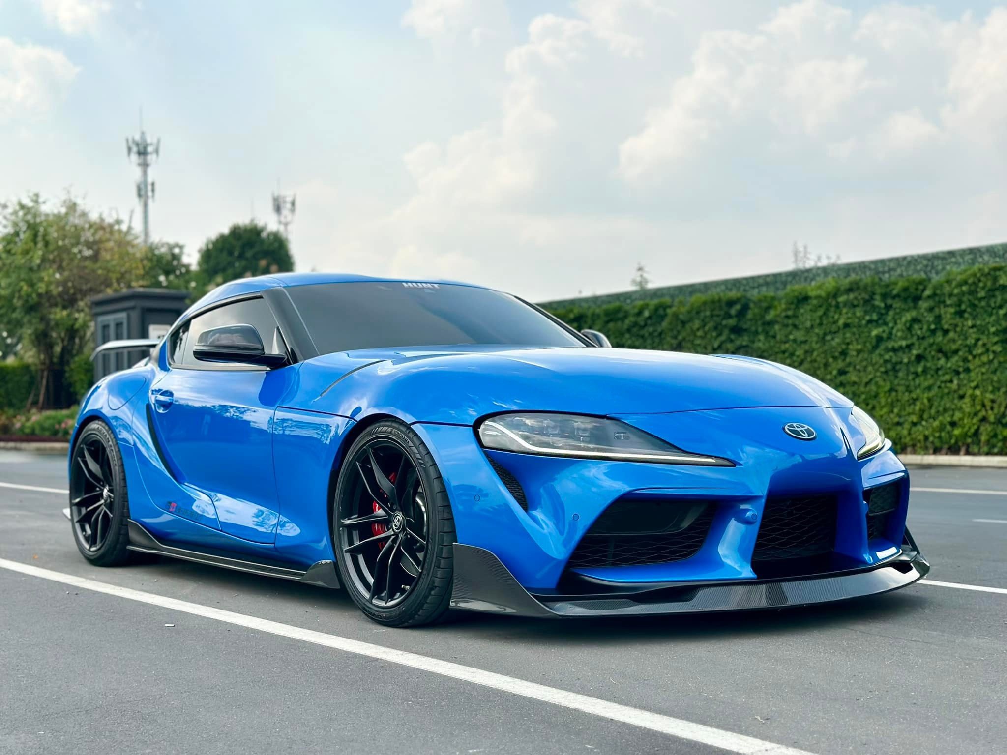 2021 Toyota Supra สีฟ้า (รูปที่ 6)
