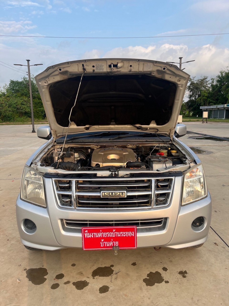 2008 Isuzu D-Max Space Cab สีเงิน (รูปที่ 6)