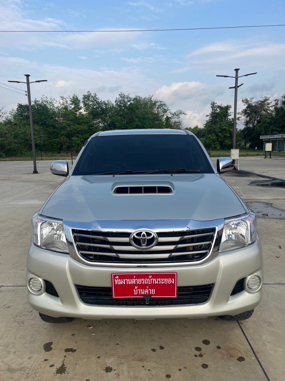 2011 Toyota Hilux Vigo Double cab สีเงิน