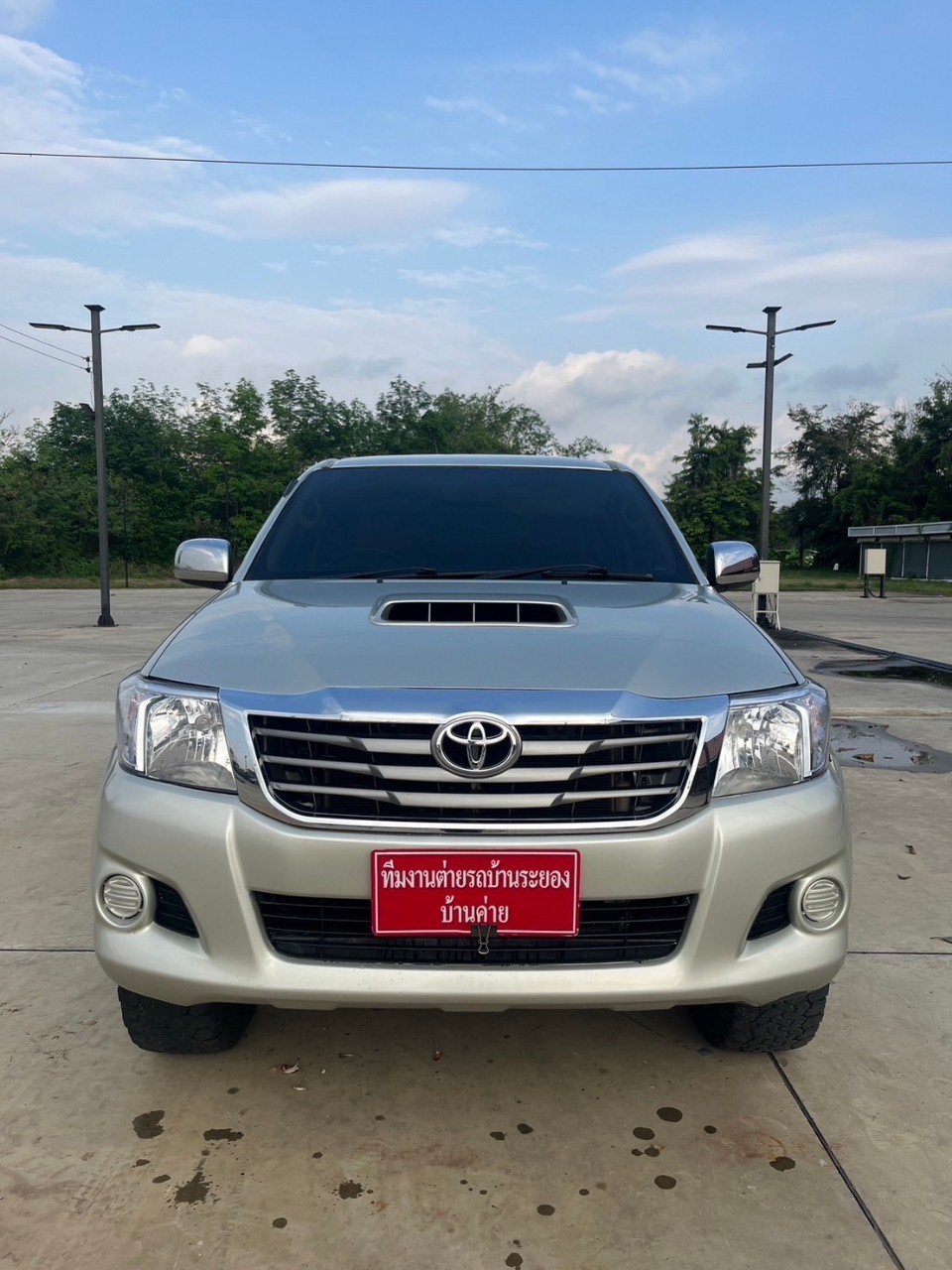 2011 Toyota Hilux Vigo Double cab สีเงิน