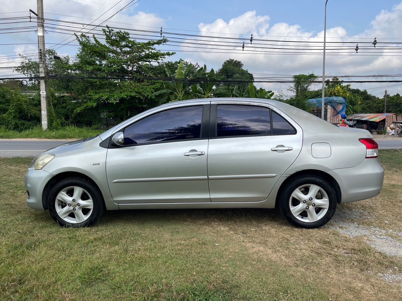 2007 Toyota Vios สีเทา (รูปที่ 7)