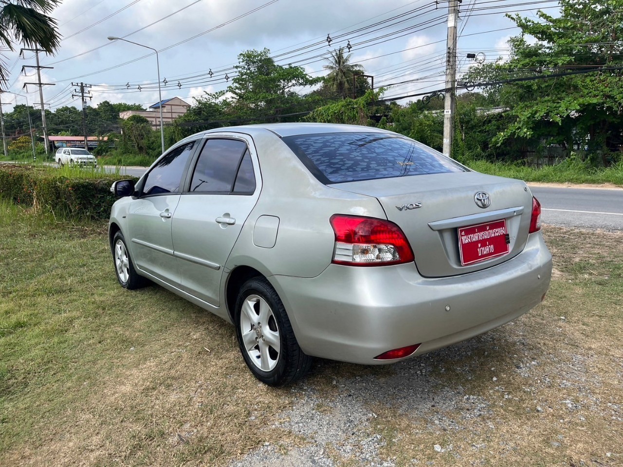2007 Toyota Vios สีเทา (รูปที่ 2)
