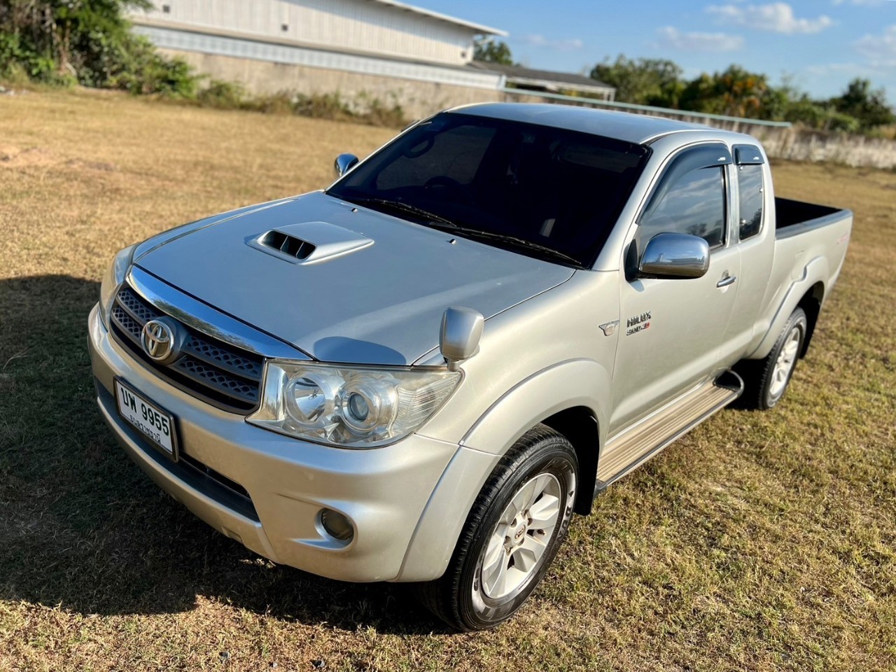 2007 Toyota Hilux Vigo Extra cab สีเงิน