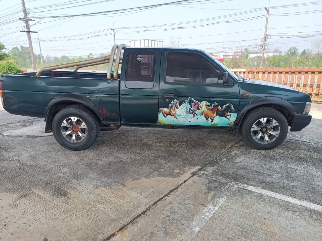 1989 Nissan Big M สีเขียว (รูปที่ 15)