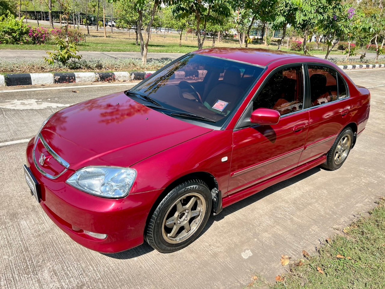 2004 Honda Civic ES (Dimension) สีแดง (รูปที่ 18)
