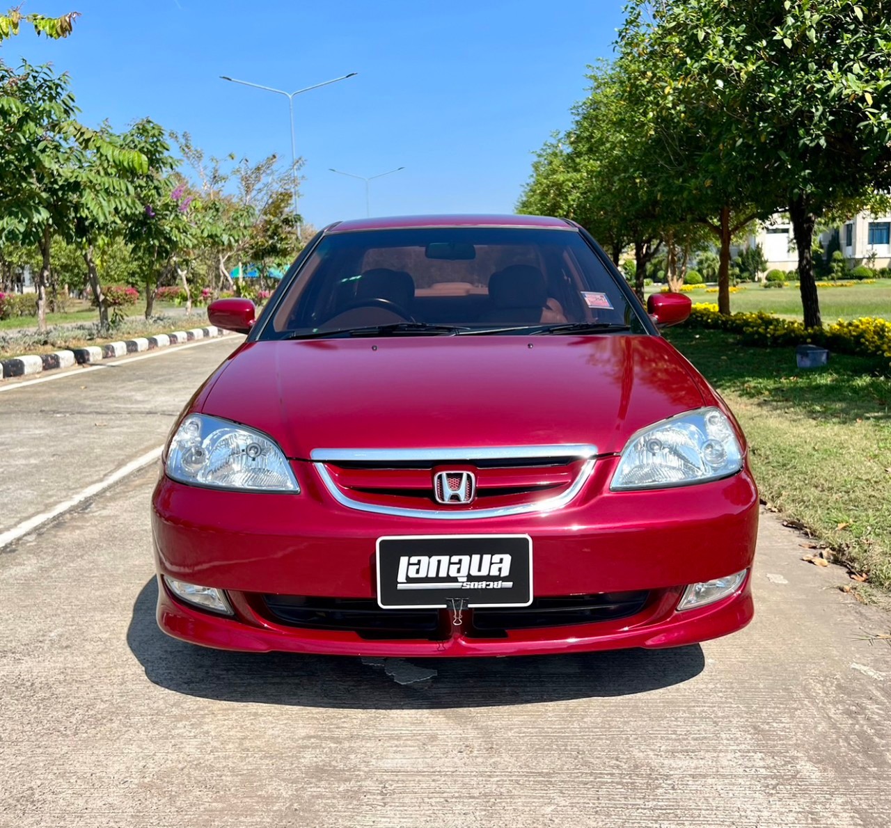 2004 Honda Civic ES (Dimension) สีแดง (รูปที่ 20)