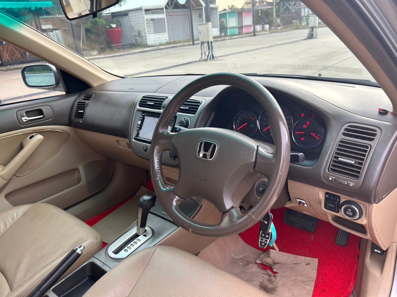 2005 Honda Civic ES (Dimension) สีเงิน (รูปที่ 7)