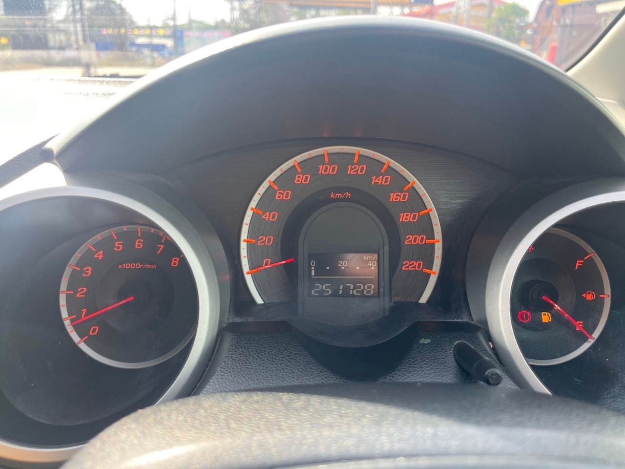 2009 Honda Jazz GE สีฟ้า (รูปที่ 5)