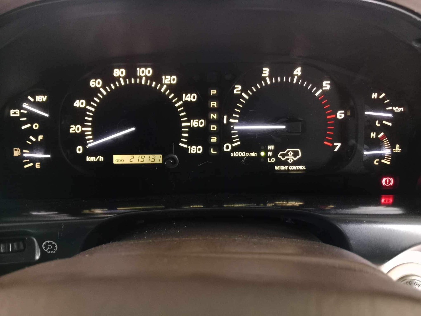 2001 Lexus LX470 SUV 4WD 4.7 CYGNUS สีน้ำตาล (รูปที่ 7)