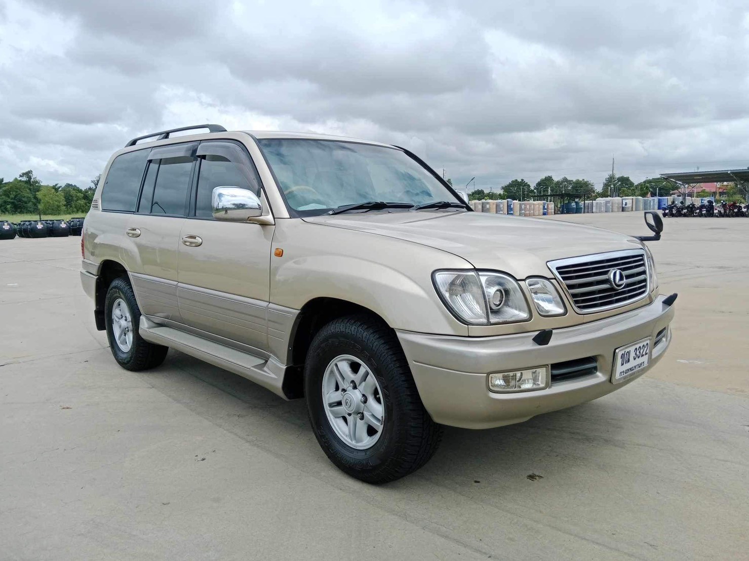 2001 Lexus LX470 SUV 4WD 4.7 CYGNUS สีน้ำตาล