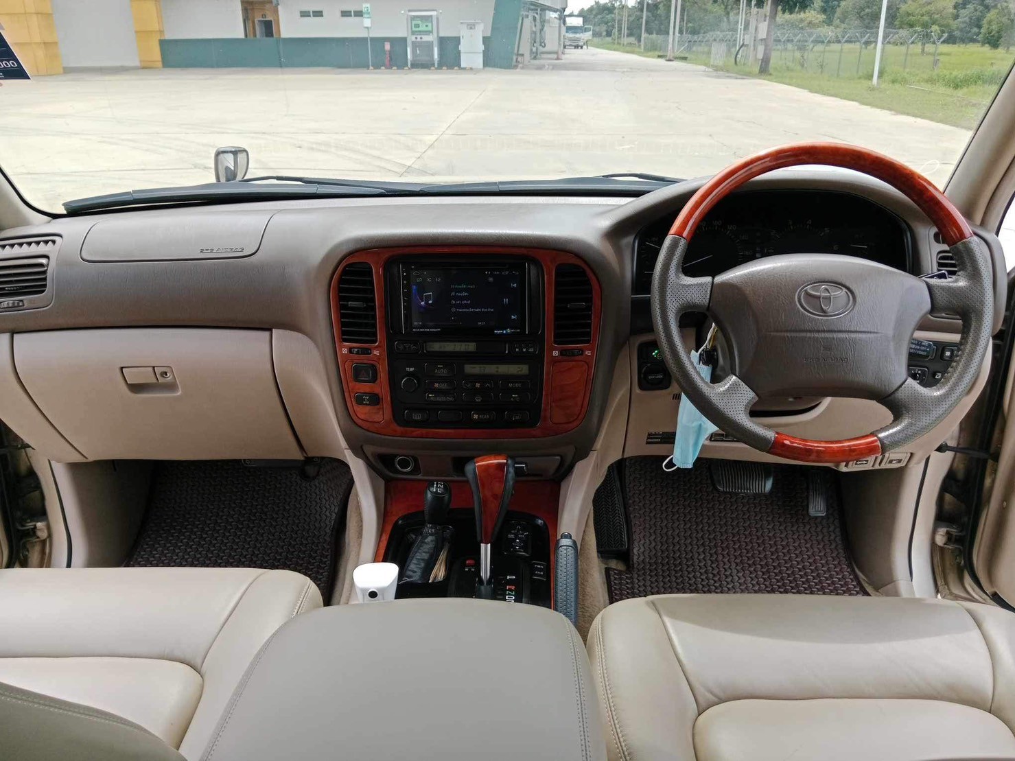 2001 Lexus LX470 SUV 4WD 4.7 CYGNUS สีน้ำตาล (รูปที่ 9)