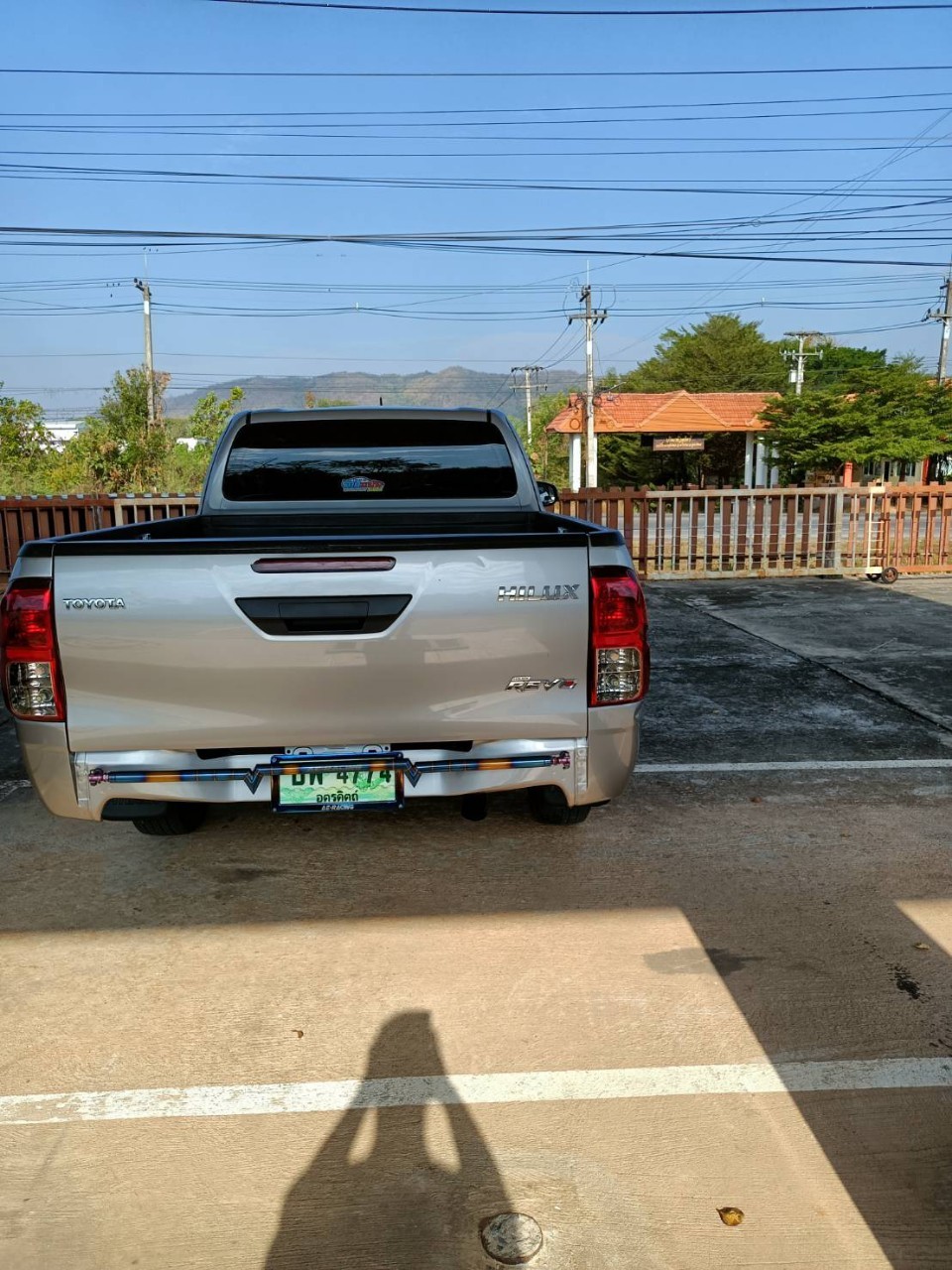 2018 Toyota Hilux Revo Prerunner สีเงิน