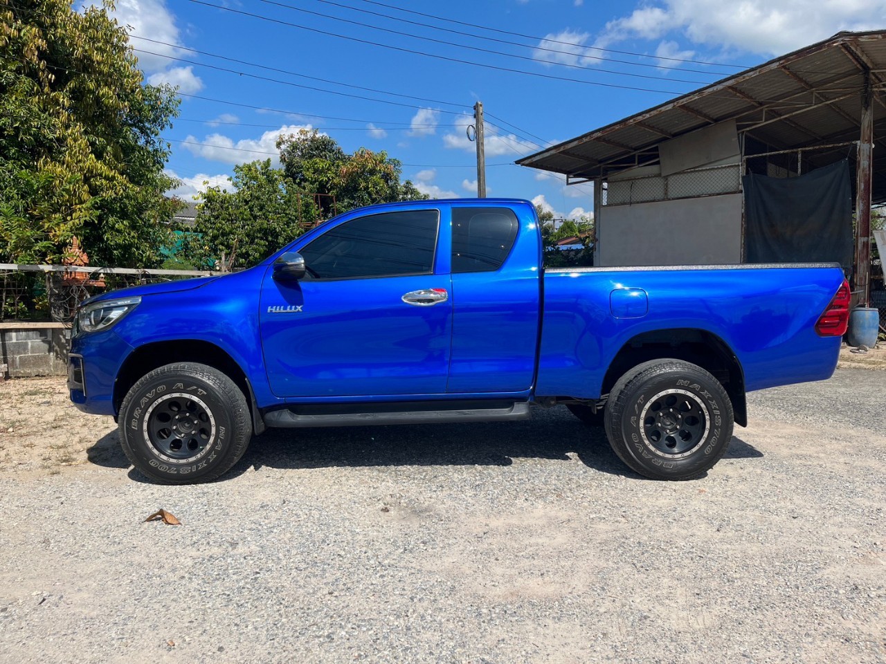 2015 Toyota Hilux Revo Smart cab สีน้ำเงิน