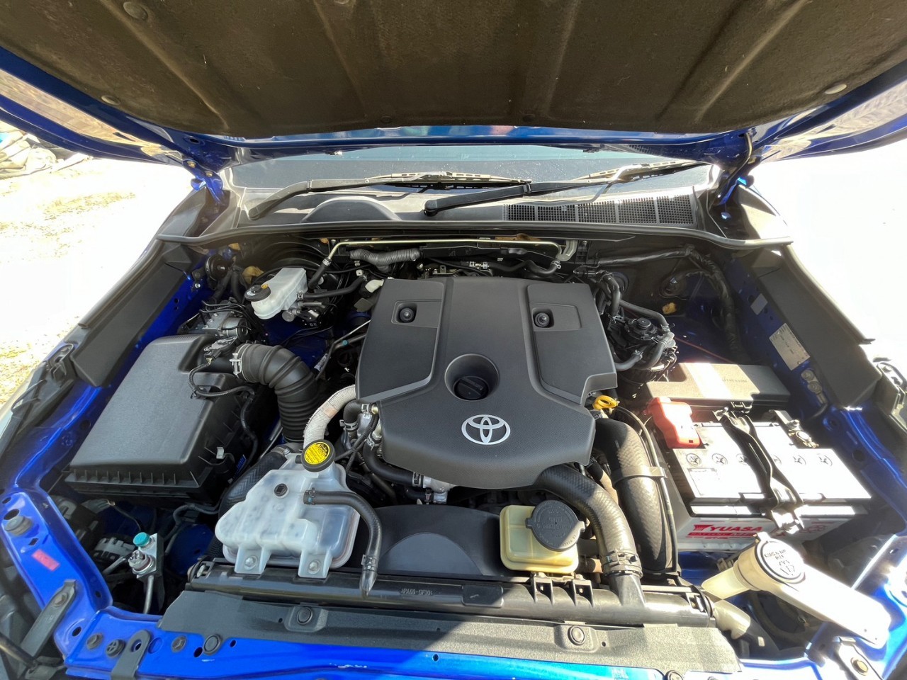 2015 Toyota Hilux Revo Smart cab สีน้ำเงิน (รูปที่ 3)