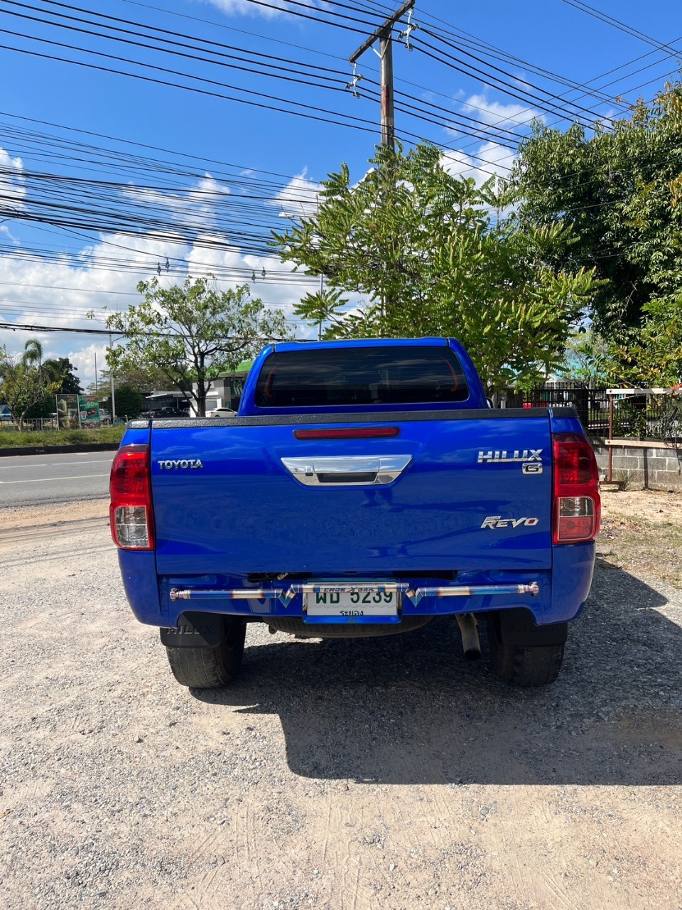 2015 Toyota Hilux Revo Smart cab สีน้ำเงิน