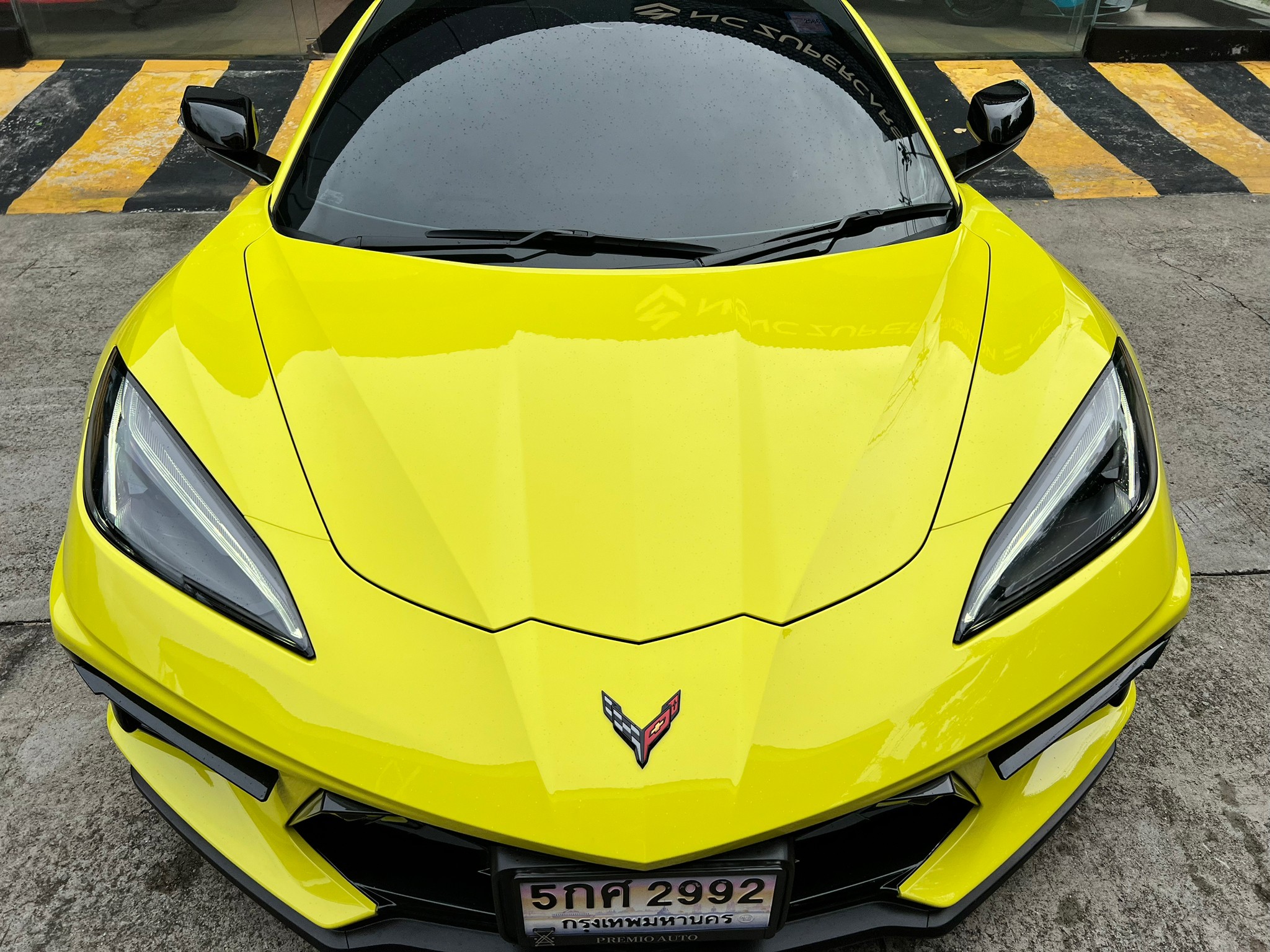 2022 Chevrolet Stingray C8 Convert 3LT สีเหลือง (รูปที่ 12)