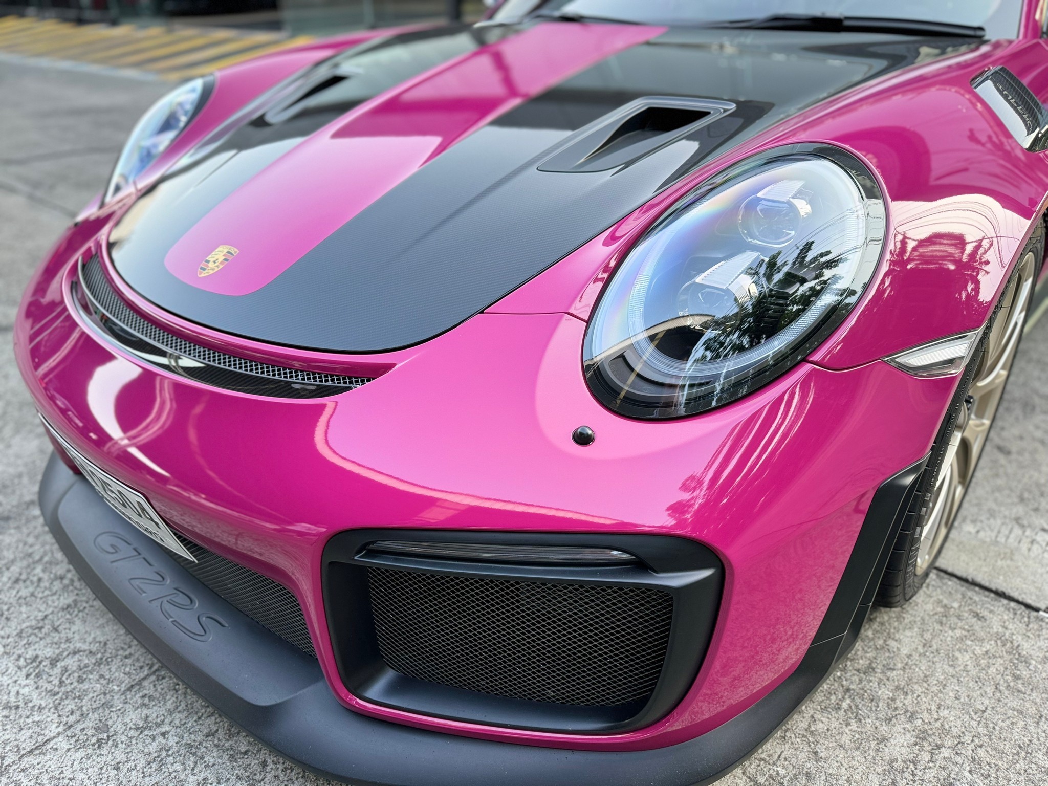 2019 Lamborghini 991.2 GT2 RS weissach package สีชมพู (รูปที่ 15)
