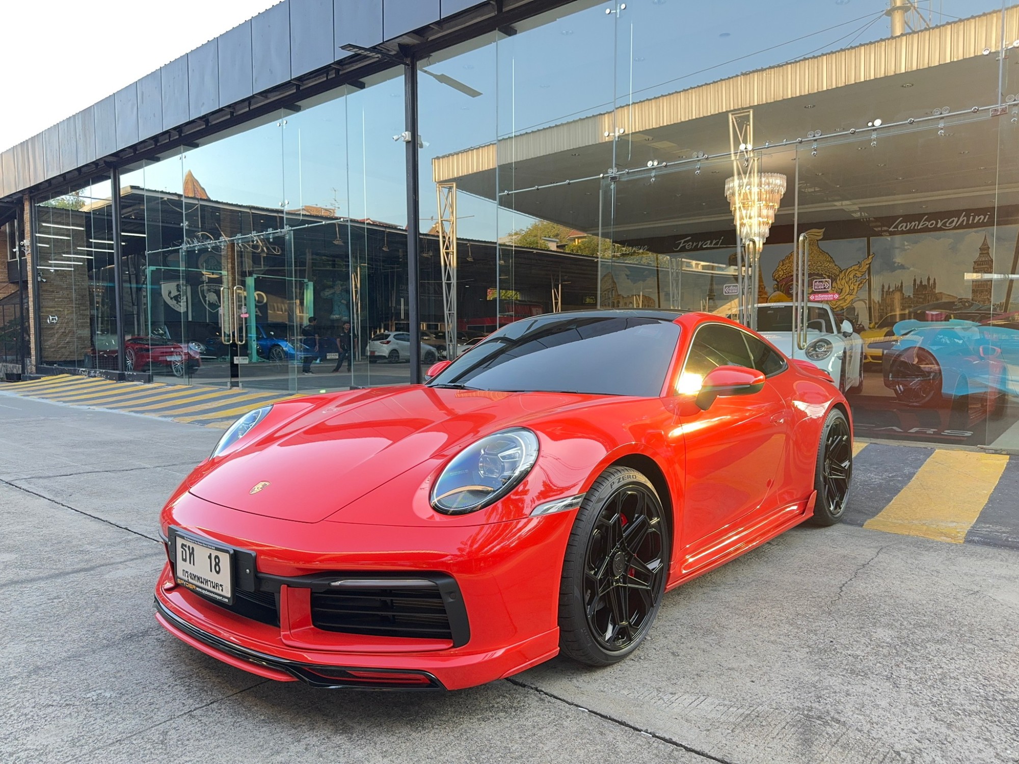 2020 Porsche 992 Carera S Techart look (Orig) สีส้ม