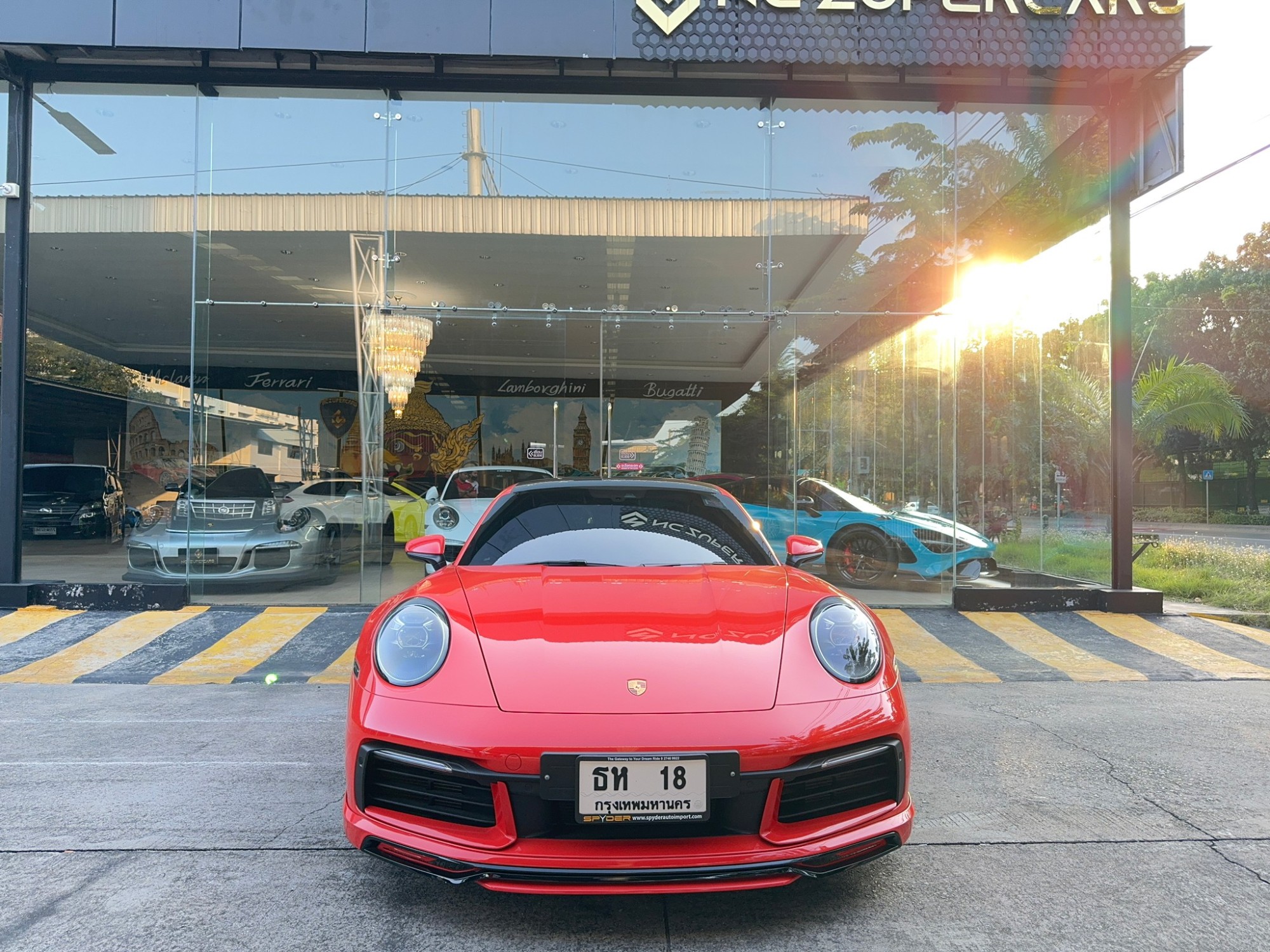 2020 Porsche 992 Carera S Techart look (Orig) สีส้ม