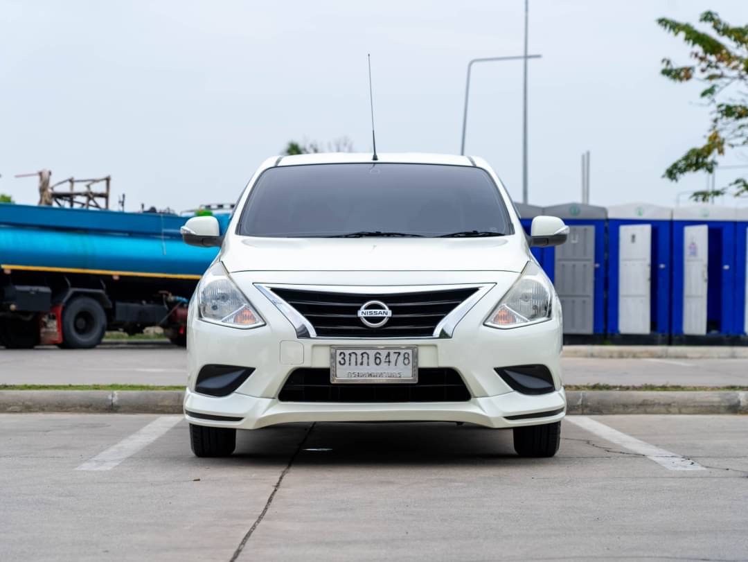 2014 Nissan Almera สีขาว (รูปที่ 2)