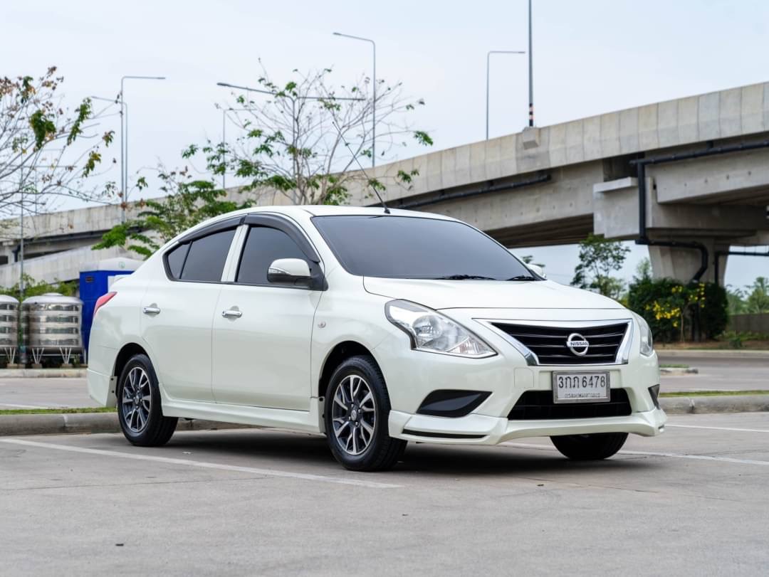 2014 Nissan Almera สีขาว (รูปที่ 6)