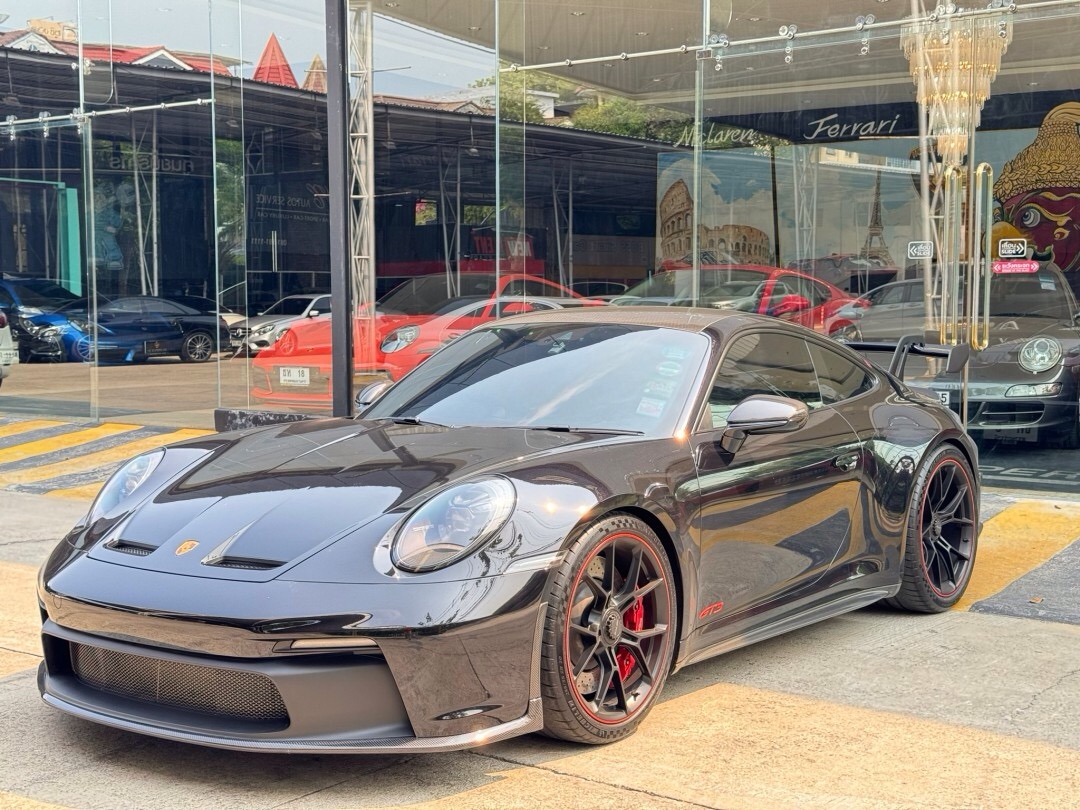2022 Porsche 992 GT3 สีดำ (รูปที่ 3)