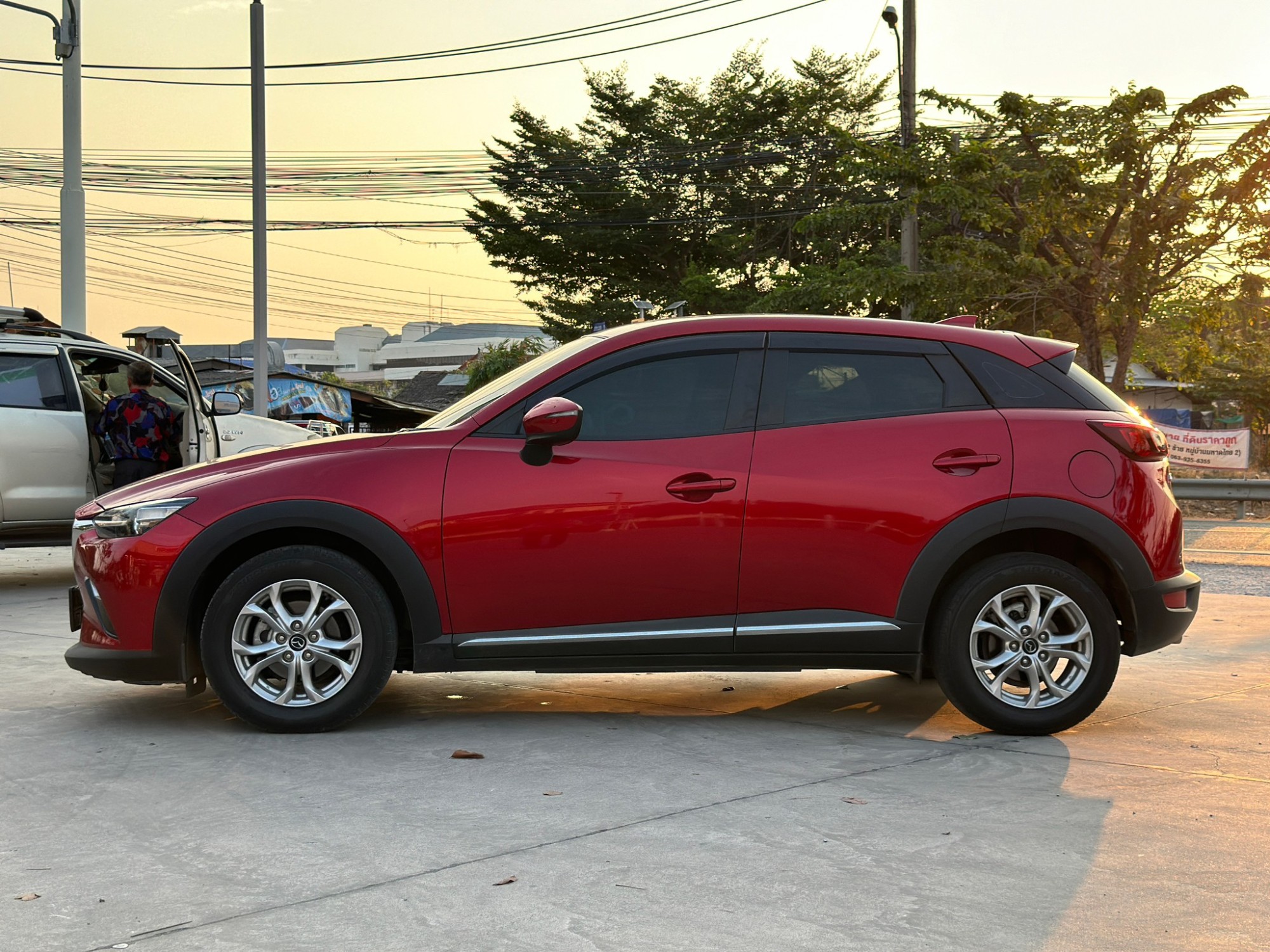 2020 Mazda CX-3 สีแดง