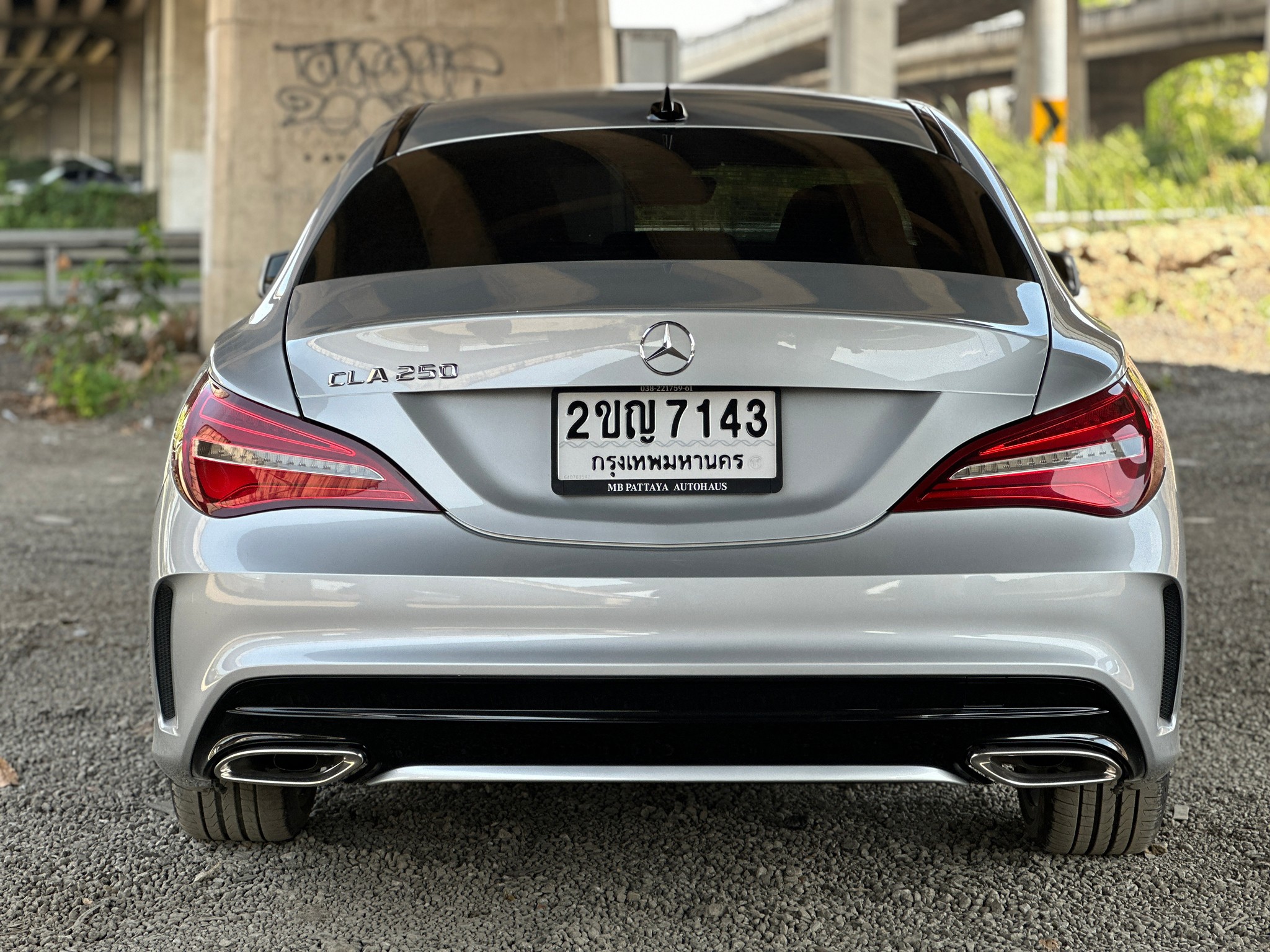 2017 Mercedes-Benz C-Class Coupe C 250 AMG สีเทา