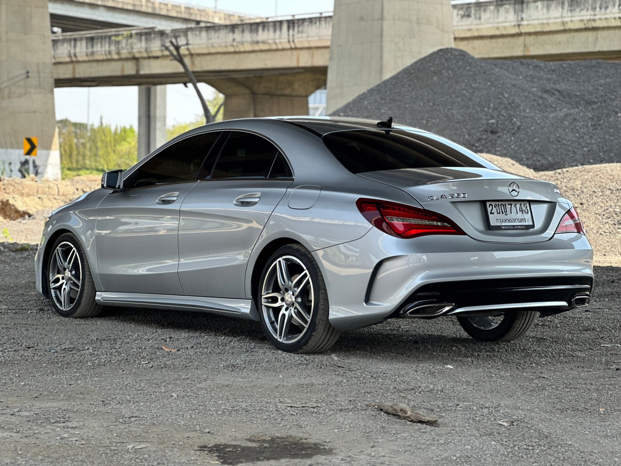 2017 Mercedes-Benz C-Class Coupe C 250 AMG สีเทา