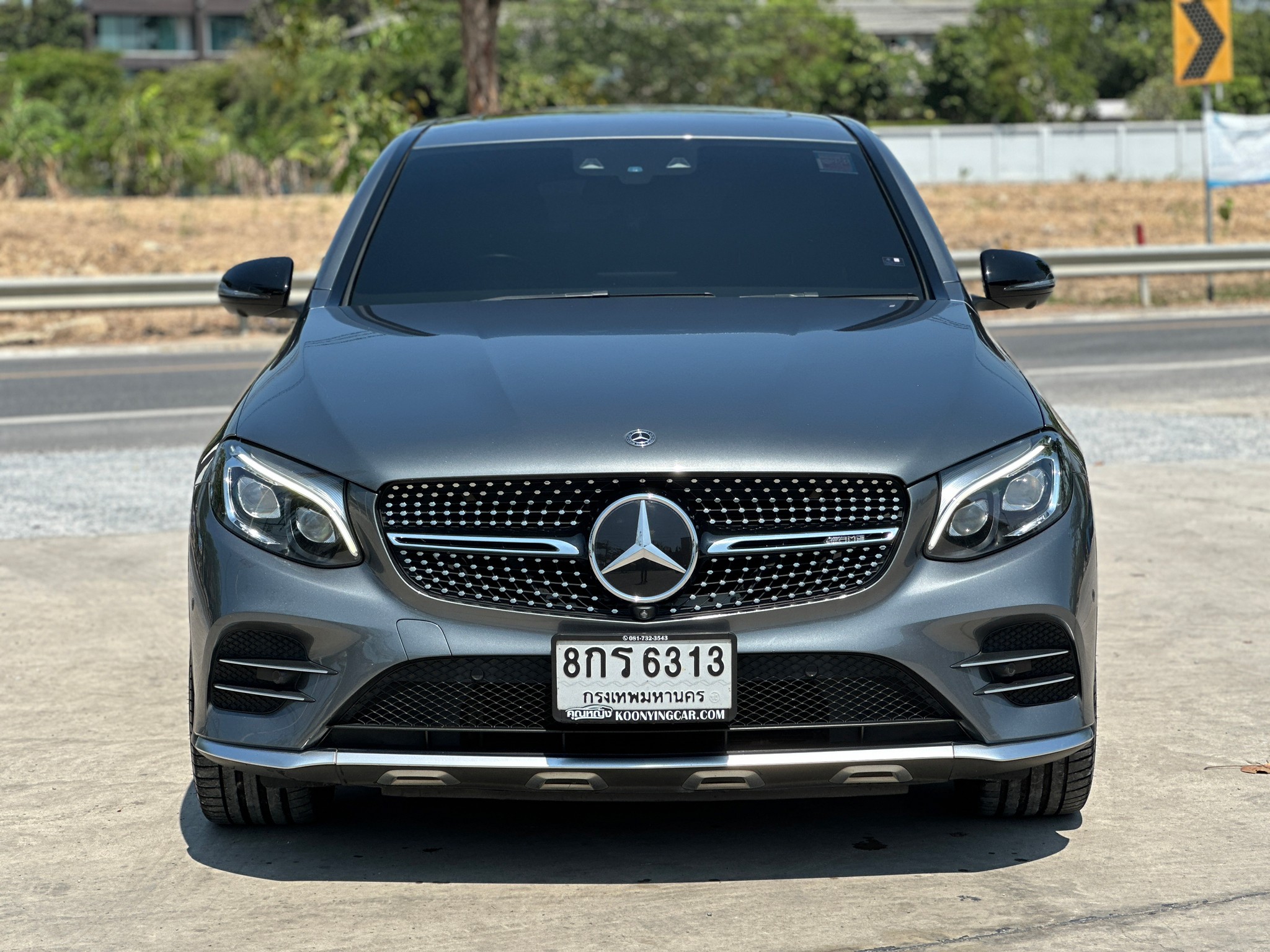 2018 Mercedes-Benz GLC-Class GLC43 สีเทา (รูปที่ 2)