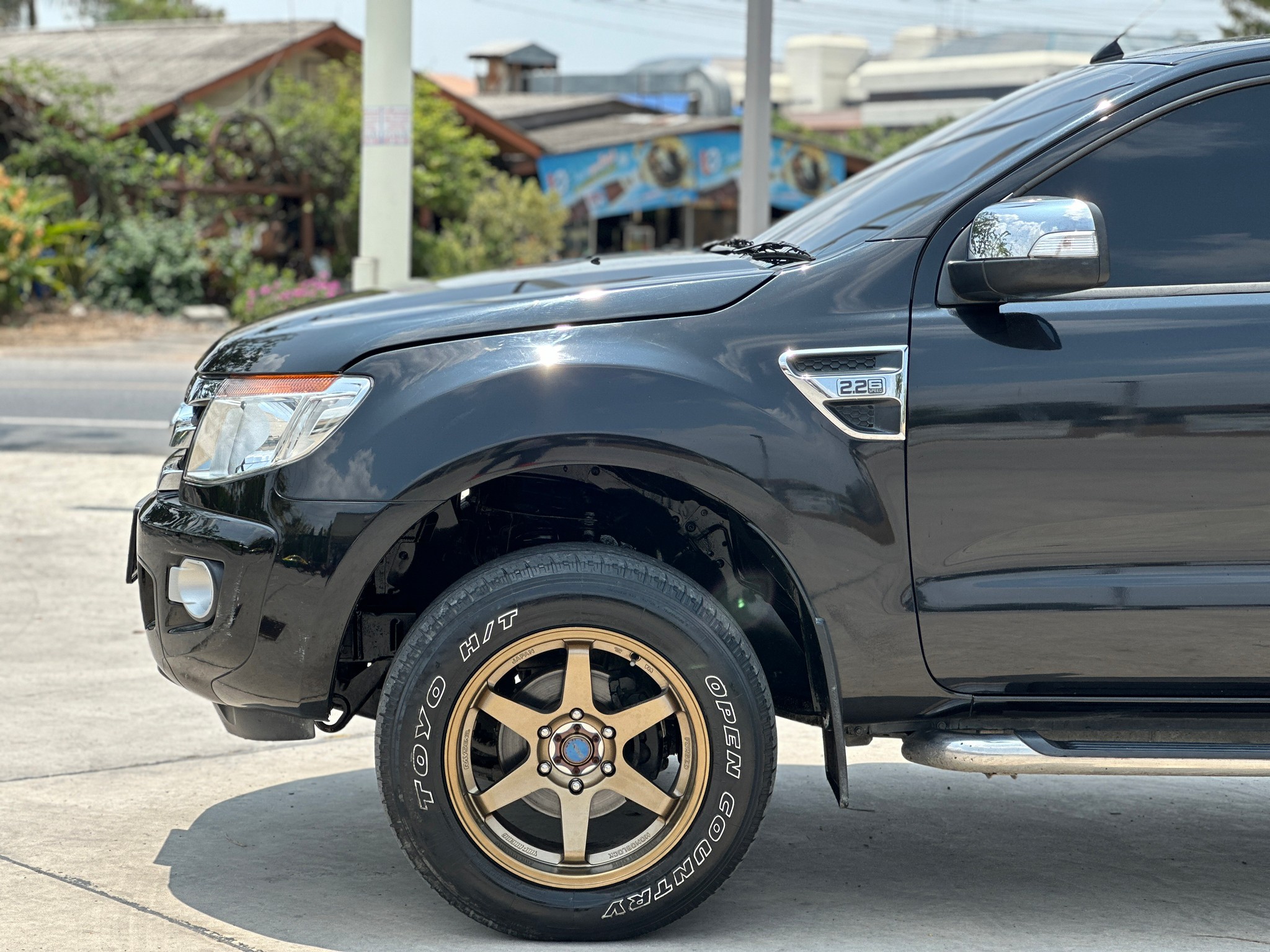 2014 Ford Ranger Double cab สีดำ