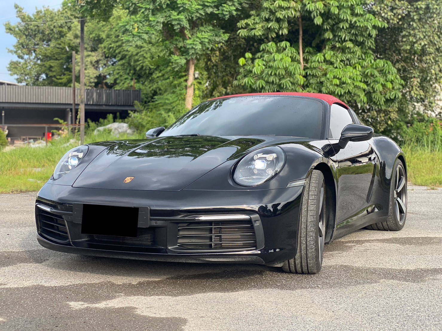 2021 Porsche Carera 991.2 Targa 4S สีดำ