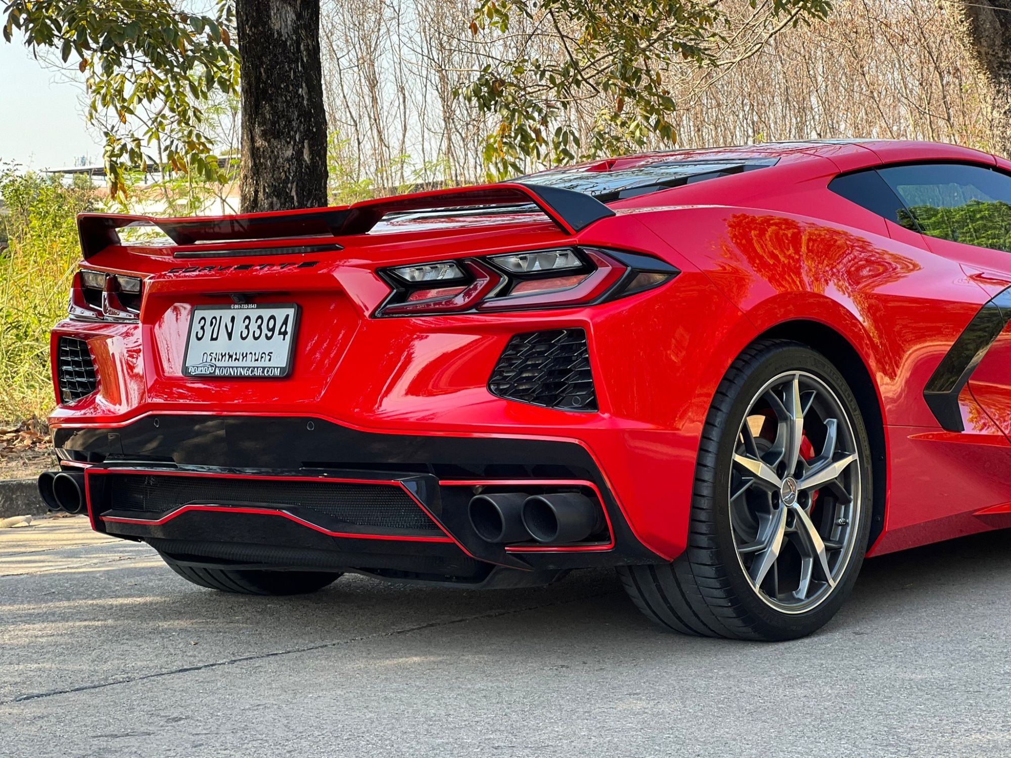 2022 Chevrolet Stingray C8 Convert 3LT สีแดง